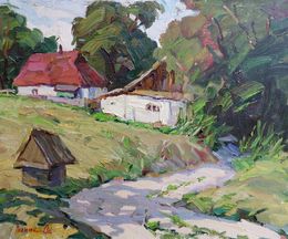 Gemälde, Past the well, Ivanyuk Oleksiy