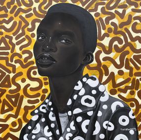 Painting, What About Me 4, Oluwafemi Akanmu