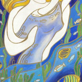 Gemälde, Night Water, Yulia Belasla