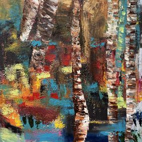 Gemälde, Chromatic Fall, Mariam Qureshi