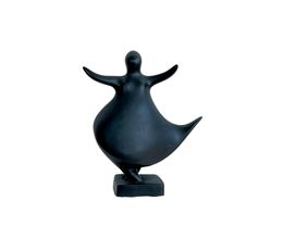 Sculpture, Dancing Form Matte Black, Dervis Akdemir