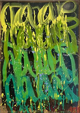 Fine Art Drawings, Green, JonOne