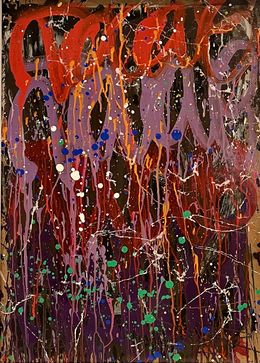 Fine Art Drawings, Purple, JonOne