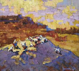 Painting, Evening landscape, Ivanyuk Oleksiy