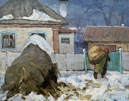 Painting, Rural life, Ivanyuk Oleksiy