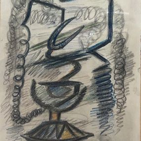 Fine Art Drawings, Composition, Jean-Michel Atlan
