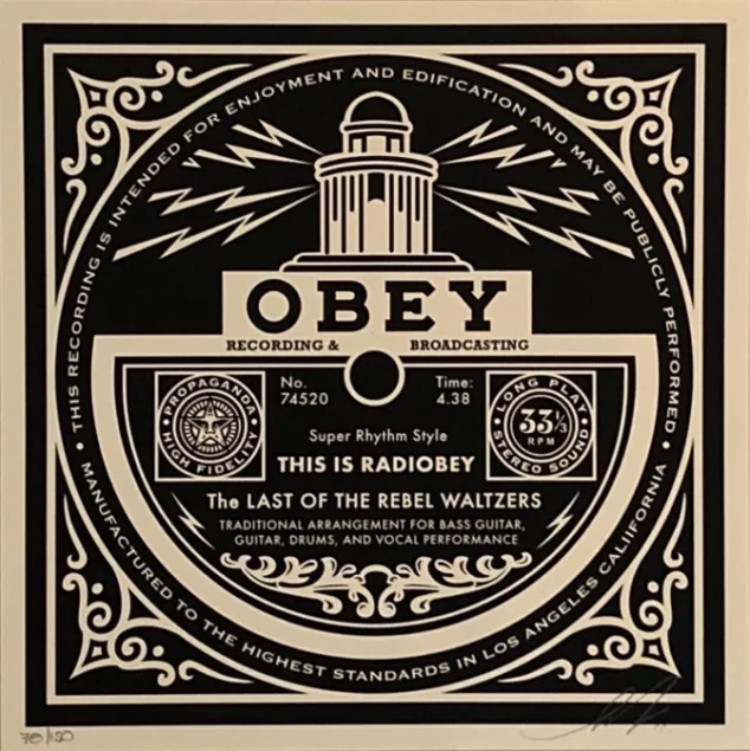 Shepard Fairey (Obey), This is a Radiobey Shepard Fairey (Obey), This is a Radiobey