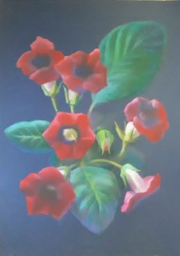 Painting, Gloxinia, Boris Serdyuk