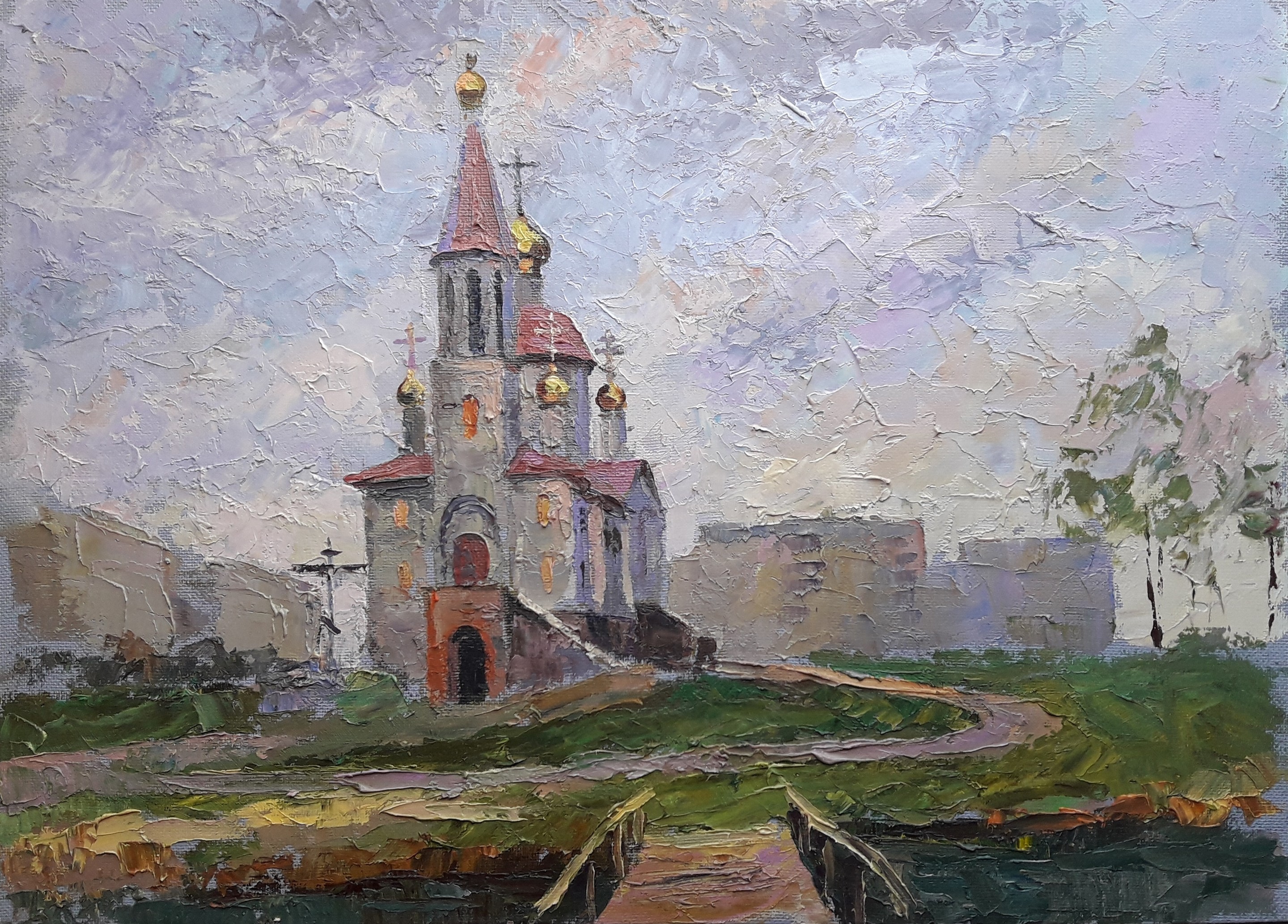 Boris Serdyuk, Temple near the river Boris Serdyuk, Temple near the river