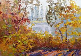 Painting, Autumn gilding, Boris Serdyuk