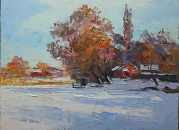 Gemälde, It snowed, Boris Serdyuk