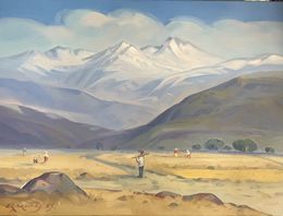 Peinture, Under the skirts of Aragats, Samvel Atasunts