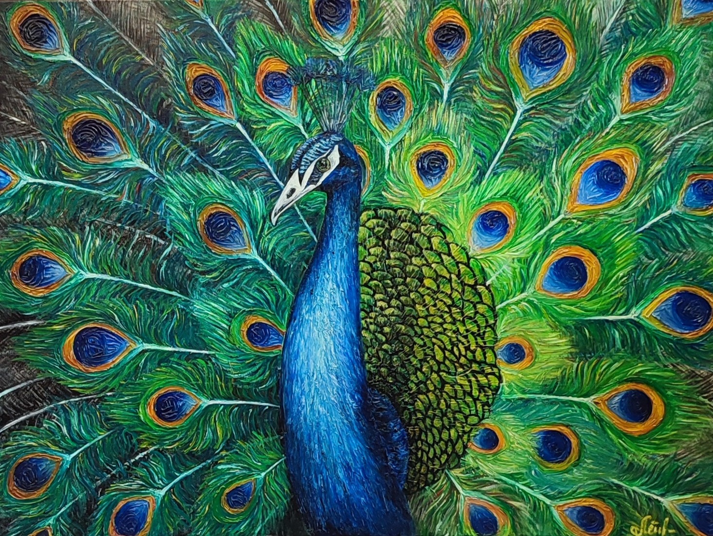 Olesia Lebedenko, Majestic Peacock Olesia Lebedenko, Majestic Peacock