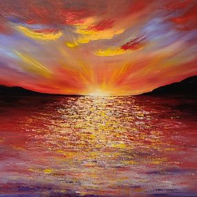 Peinture, Sunbeams Path, Olesia Lebedenko