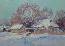 Painting, Pink evening, Boris Serdyuk