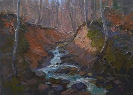 Painting, Mountain stream, Boris Serdyuk