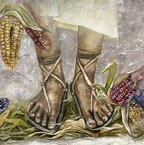 Gemälde, Desde mi tierra, Beatriz Villavicencio