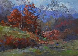 Painting, Burning autumn, Boris Serdyuk