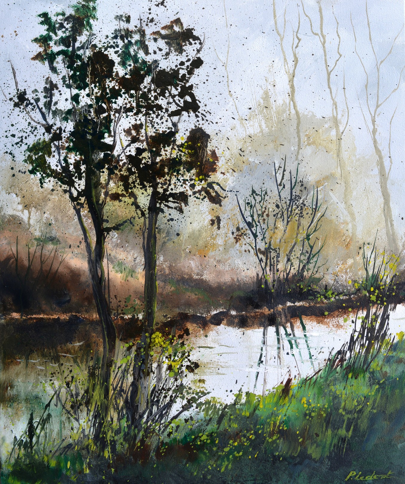 Pol Ledent, Light on a river Pol Ledent, Light on a river