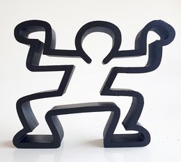 Skulpturen, Mini boy Haring noir, SpyDDy