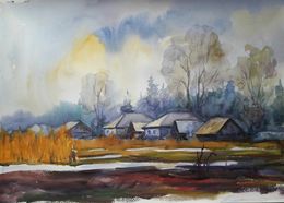 Gemälde, Last snow, Boris Serdyuk