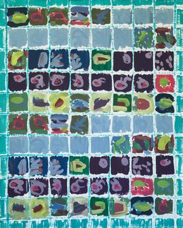 Gemälde, Considering Quitting It All And Going To The Aquarium To Draw Jellyfish / We Can Slow Together, Simon Findlay