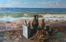 Gemälde, Seaside, Anatoly Tarabanov