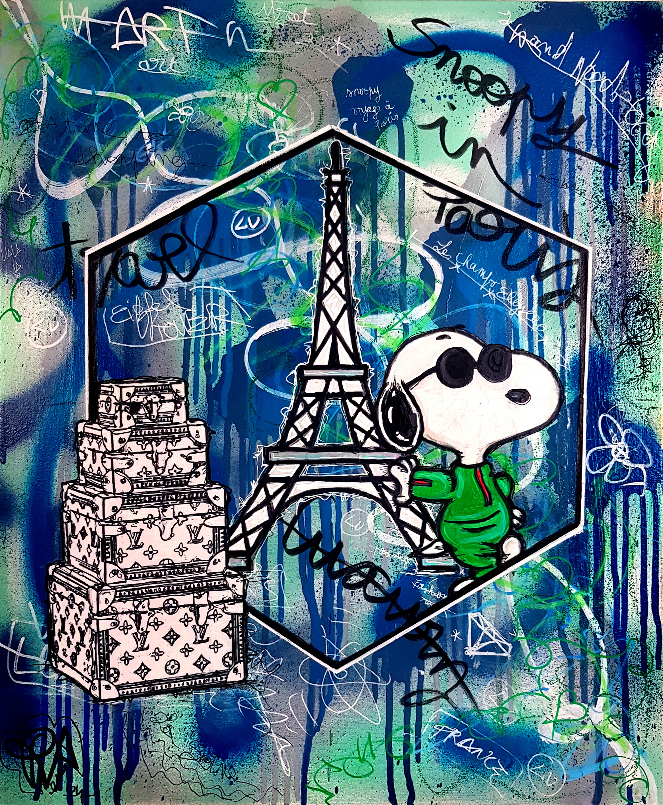 Priscilla Vettese, Snoopy Travel In Paris Priscilla Vettese, Snoopy Travel In Paris