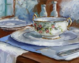 Peinture, Dinner time, Schagen Vita