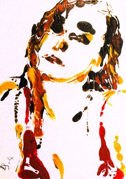 Painting, Visage femme 1, Julien Danaux