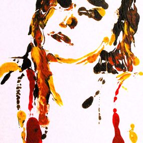 Gemälde, Visage femme 1, Julien Danaux