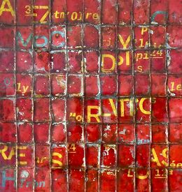 Painting, Récurence / Rouge, Nicolas Maalouly