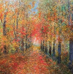 Painting, Fall, James Scoppettone