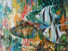 Gemälde, Fishes, Anatoly Tarabanov