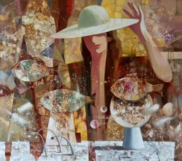 Painting, Soaring fish, Anatoly Tarabanov