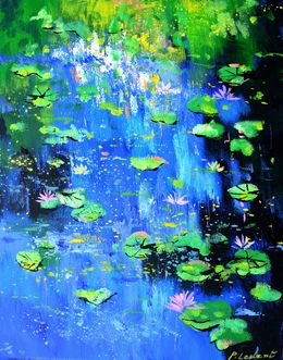 Painting, Nympheas, Pol Ledent
