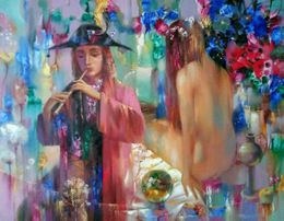 Painting, Evening melody, Anatoly Tarabanov