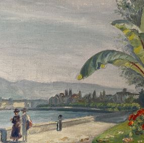 Gemälde, Balade au bord du lac Léman, Georges Djakeli