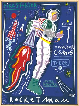 Print, Rocketman, Jean-Philippe Henric