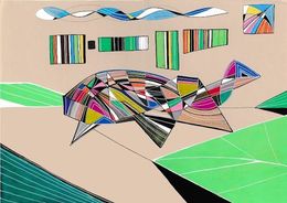 Painting, La Tortue, Arnaud Dromigny