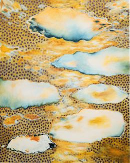 Painting, A sunset in paradise, Victoire Kammerman