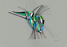 Gemälde, Insecte, Arnaud Dromigny