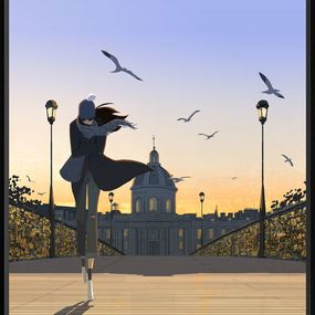 Édition, Pont des arts, fin du jour, Matthieu Forichon
