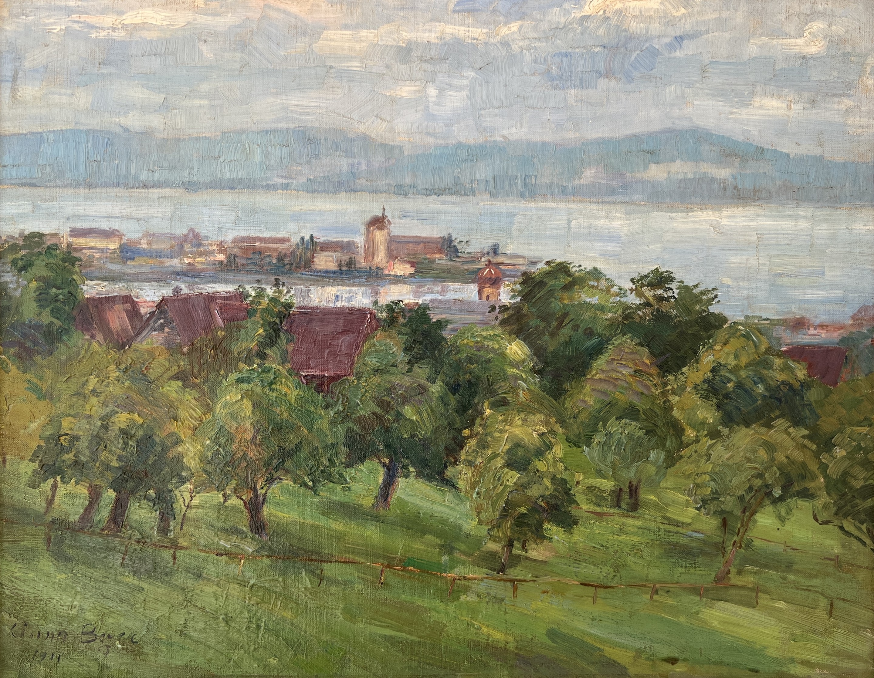 Anna Beyer, Lac Léman avec vue sur le Jura Anna Beyer, Lac Léman avec vue sur le Jura