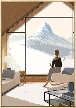 Print, Vue sur le Cervin, Matthieu Forichon