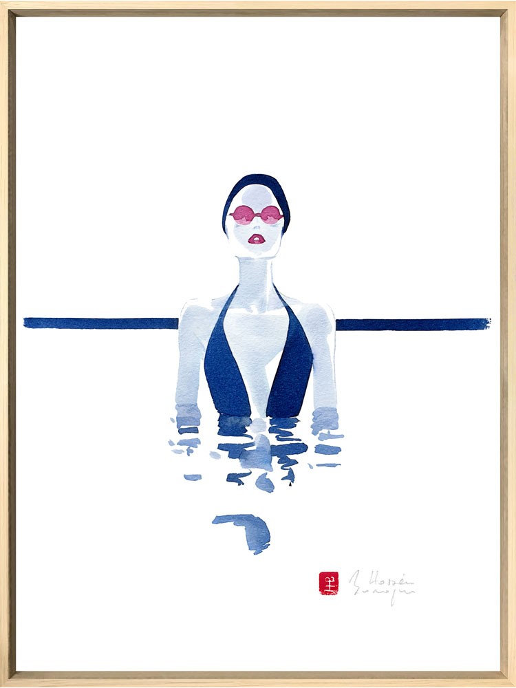 Hossein Borojeni, Baigneuse Hossein Borojeni, Baigneuse