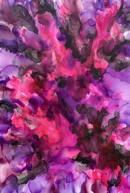 Painting, Violet Flame 13, Veronica Vilsan