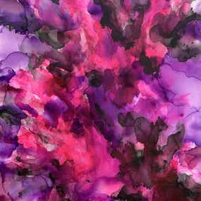 Painting, Violet Flame 13, Veronica Vilsan