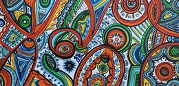 Painting, Life in Colors 62, Veronica Vilsan