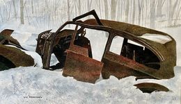 Gemälde, Snowed In, Victor Roschkov